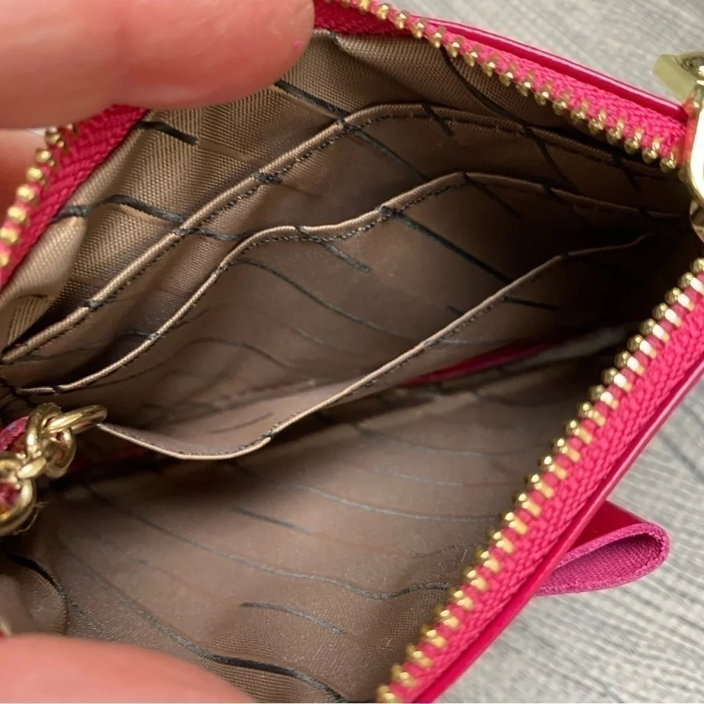 Vera Pelle Italian Leather Card/Key Purse